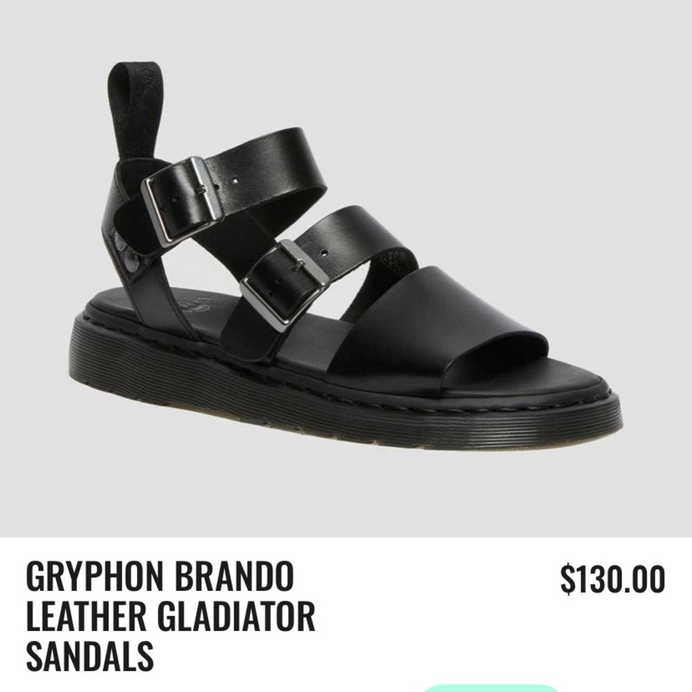 NEW! Dr. Martens GRYPHON BRANDO GLADIATOR SANDALS